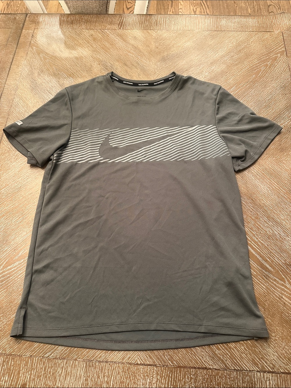Nike Running Gray Short-Sleeve Tee